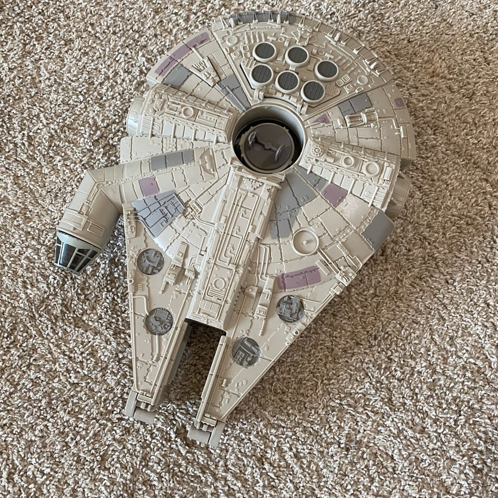 Millenium Falcon Star Wars Playset Micro Machines Lewis Galoob Vtg 1995 Toy